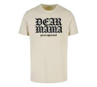 Mister Tee Maglietta 'Dear Mama' sabbia / nero Uomo Mister Tee S