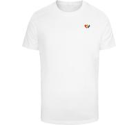 Mister Tee Maglietta Double Hearts Pride Tee MT3362 XL Bianco