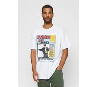 Mister Tee Mt2406-eazy-e Rap Magazine Oversize Tee T-Shirt, Bianco, 3XL Alto Uomo