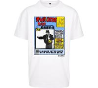 Mister Tee Maglietta Eazy-E Rap Magazine Oversize Tee White XL Bianco