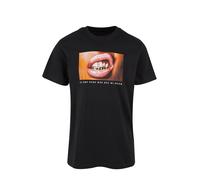 Mister Tee Maglietta 'El Oro' pueblo / rosso pastello / nero / bianco Uomo Mister Tee XL pueblo / rosso pastello / nero / bianco