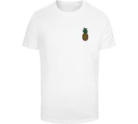 Mister Tee Maglietta Enjoy Pineapple MT3291 XS Bianco