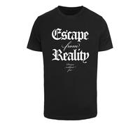 Mister Tee Maglietta 'Escape From Reality' nero / bianco Uomo Mister Tee XL