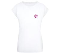 Mister Tee Maglietta 'Everything Is Nice' rosa / bianco Donna - Abbigliamento - Taglie comode - Maglie e top - Maglie e T-shirt Mister Tee M