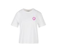 Mister Tee Maglietta 'Everything's Nice' rosa / bianco Donna Mister Tee S