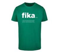 Mister Tee Maglietta 'Fika Definition' petrolio Uomo - Abbigliamento - Taglie comode - Maglie e T-shirt Mister Tee XXL
