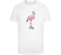 Mister Tee Maglietta Flamingo Baller Tee MT3168 3XL Bianco