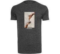 MT Men Maglietta 'God Given Pizza' grigio scuro / colori misti Uomo MT Men M