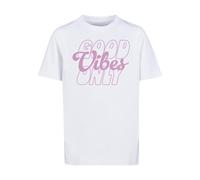 Mister Tee Maglietta 'Good Vibes Only' eosina / bianco Bambini Mister Tee 146-152