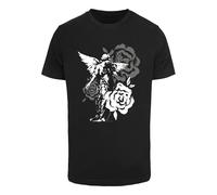 Mister Tee Maglietta 'Grace In Bloom' antracite / nero / bianco Uomo Mister Tee XXL