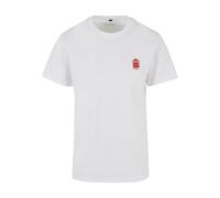 Mister Tee Maglietta 'Have A Drink' rosso fuoco / bianco Uomo Mister Tee L rosso fuoco / bianco