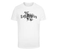 Mister Tee Maglietta 'LA Wording' antracite / nero / bianco Uomo - Abbigliamento - Taglie comode - Maglie e T-shirt Mister Tee 5XL