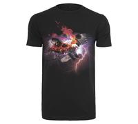 Mister Tee Maglietta lilla / nero Uomo Mister Tee S