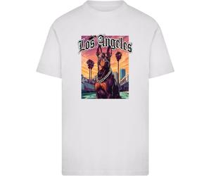 Mister Tee Maglietta Los Angeles Dog MT3987 S Bianco