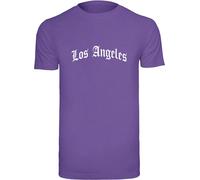 Mister Tee Maglietta Los Angeles Wording Tee MT1578 L Viola