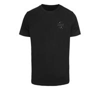 Mister Tee Maglietta 'Man On The Moon' nero / bianco Uomo Mister Tee 4XL nero / bianco