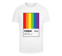 Mister Tee Maglietta 'Many Colors Pride' blu / giallo / lilla scuro / rosso scuro / bianco Uomo Mister Tee M blu / giallo / lilla scuro / rosso scuro / bianco