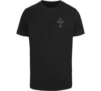 Mister Tee Maglietta Memento Mori Oneline Cross MT3890 5XL Nero