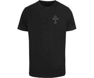 Mister Tee Maglietta Memento Mori Oneline Cross MT3890 M Nero