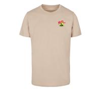 Mister Tee Maglietta 'Mojito Magic' sabbia / giallo / verde / rosso Uomo Mister Tee S sabbia / giallo / verde / rosso