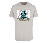 Mister Tee Maglietta 'Money On My Mind' grigio / petrolio / nero / offwhite Uomo - Abbigliamento - Taglie comode - Maglie e T-shirt Mister Tee XL