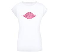 Mister Tee Maglietta 'Music Is My Sanity' rosa sfumato / bianco Donna Mister Tee S rosa sfumato / bianco