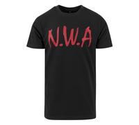 Mister Tee N.W.A, Maglietta a Maniche Corte Uomo, Nero (black), L