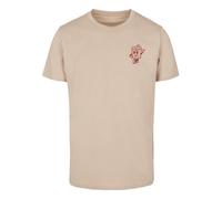 Mister Tee Maglietta 'Negroni Please' sabbia / rosso sfumato, Taglia L