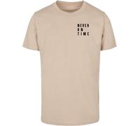 Mister Tee Maglietta Never On Time Tee MT1144 XS Beige