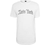 Mister Tee Maglietta New York Wording Tee XL Bianco