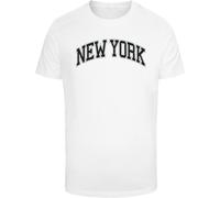 Mister Tee Maglietta NY Wording MT3793 S Bianco