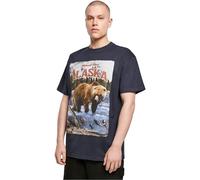 Mister Tee Maglietta Oversize Vintage dell'Alaska T-Shirt, Blu Navy, XL Uomo