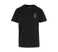 Mister Tee Maglietta 'Peace Sign' nero / bianco Uomo Mister Tee S