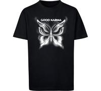 Mister Tee Maglietta per bambini Good Karma Butterfly Tee MTK291 158/164 Nero