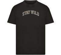 Mister Tee Maglietta per bambini Kids Stay Wild Leo MTK383 146/152 Nero