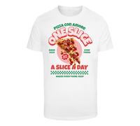 Mister Tee Maglietta 'Pizza Amore' giallo / verde / rosso / bianco Uomo Mister Tee S giallo / verde / rosso / bianco