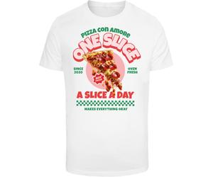 Mister Tee Maglietta Pizza Amore Tee MT3301 XL Bianco