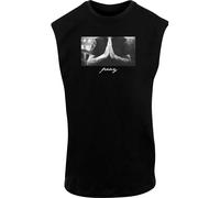 Mister Tee Maglietta 'Pray' grigio / nero / bianco Uomo Mister Tee S grigio / nero / bianco
