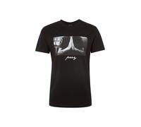Mister Tee Maglietta 'Pray' grigio / nero Uomo Mister Tee S
