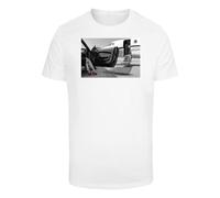 Mister Tee Maglietta 'Private Jet Legs' grigio / nero / bianco Uomo - Abbigliamento - Taglie comode - Maglie e T-shirt Mister Tee L