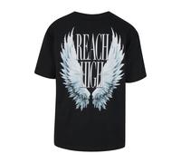 Mister Tee Maglietta 'Reach High' blu chiaro / nero / bianco Uomo - Abbigliamento - Taglie comode - Maglie e T-shirt Mister Tee XL