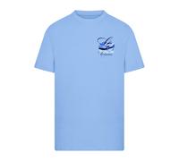 Mister Tee Maglietta 'Runs Better Than Your Playlist' blu / blu scuro / bianco Uomo Mister Tee L