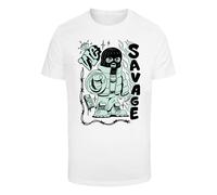 Mister Tee Maglietta 'Savage Balaclava' menta / nero / bianco Uomo Mister Tee L