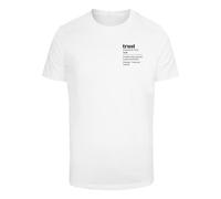 Mister Tee Maglietta 'Trust Definition' nero / bianco Uomo - Abbigliamento - Taglie comode - Maglie e T-shirt Mister Tee 4XL