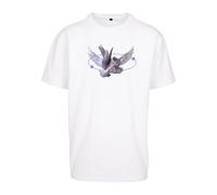 Mister Tee Maglietta 'Vive la Liberte' grigio scuro / sambuco / lilla chiaro / bianco Uomo Mister Tee L grigio scuro / sambuco / lilla chiaro / bianco
