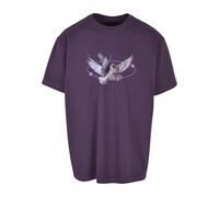 Mister Tee Vive la Liberte Oversize Tee, T-shirt, Uomo, Viola (Purplenight), XXL