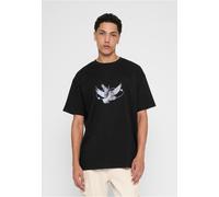 Mister Tee Maglietta 'Vive la Liberte' lilla / sambuco / nero, Taglia S
