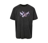 Mister Tee Maglietta 'Vive la Liberte' sambuco / lilla chiaro / nero Uomo Mister Tee XS sambuco / lilla chiaro / nero
