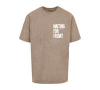 Mister Tee Maglietta 'Waiting For Friday' beige / bianco Uomo Mister Tee M