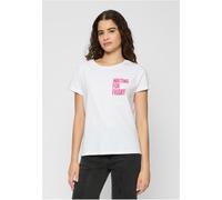 Mister Tee Mt735-waiting for Friday Tee T-Shirt, Bianco, XS Donna